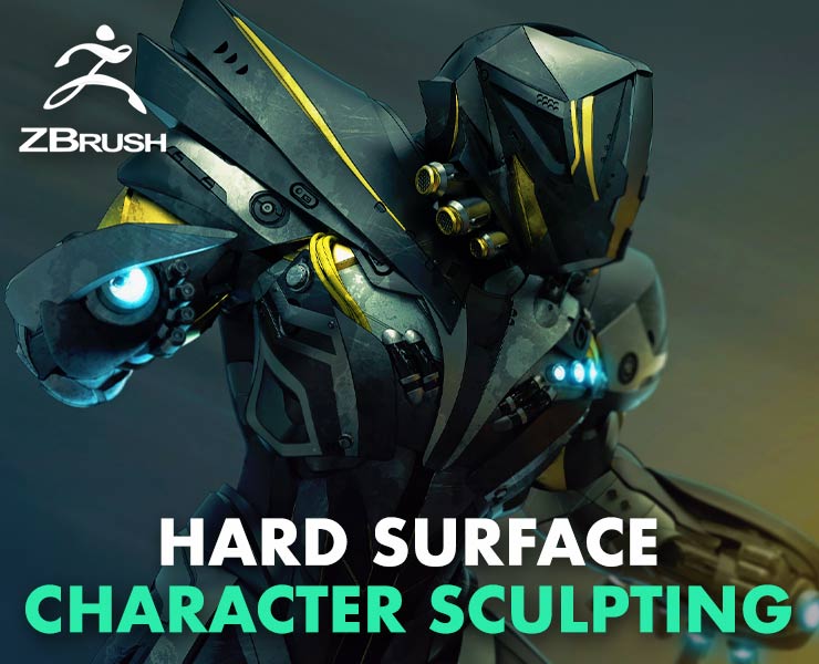 hard surface character sculpting in zbrush